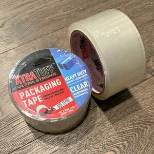 6 count Xtra Tuff Clear Packaging Tape